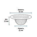 Canastilla-malla 1/2' para lavabo, Foset