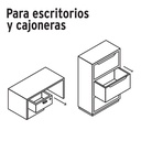 Cerradura para mueble, modelo 24, latón, Hermex