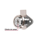 Cerradura para mueble, modelo 21, cromo, Hermex Basic