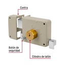 Cerradura sobreponer izq instala-fácil, llave tetra, blíster