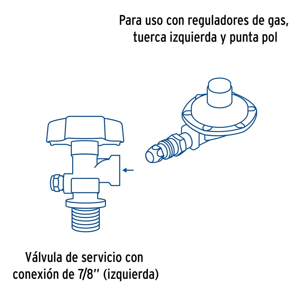 Cilindro portátil para Gas LP, 9kg, Foset