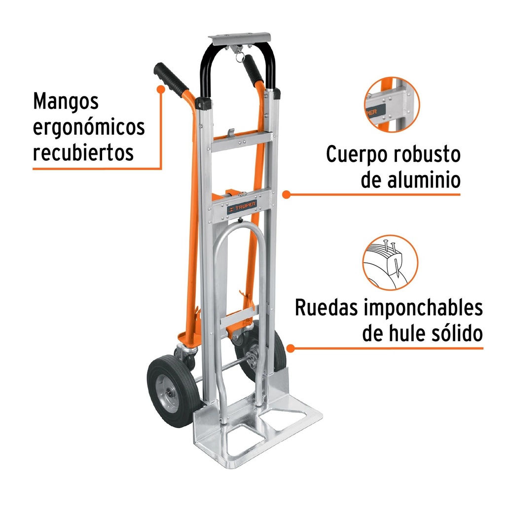 Diablo convertible de aluminio 3 en 1, Truper