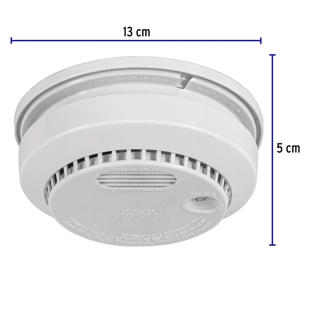 Detector de humo con alarma, Volteck