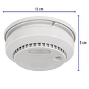 Detector de humo con alarma, Volteck