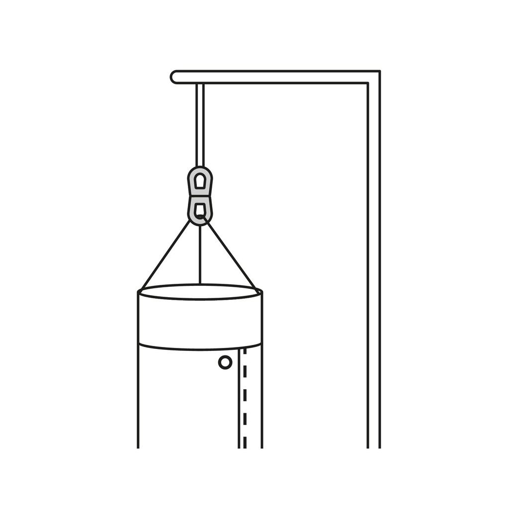 Destorcedor de zinc de 5/16' para cable, Fiero