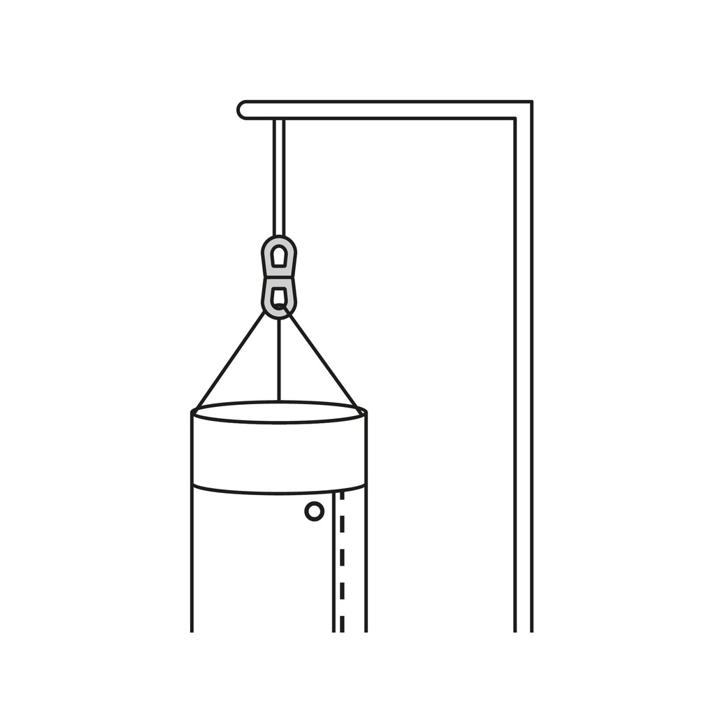 Destorcedor de zinc de 3/16' para cable, Fiero