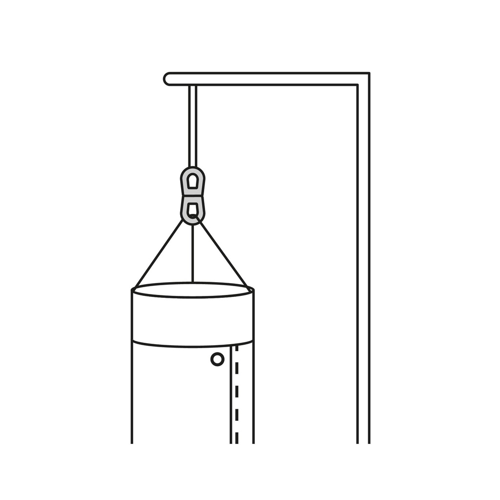 Destorcedor de zinc de 1/8' para cable, Fiero