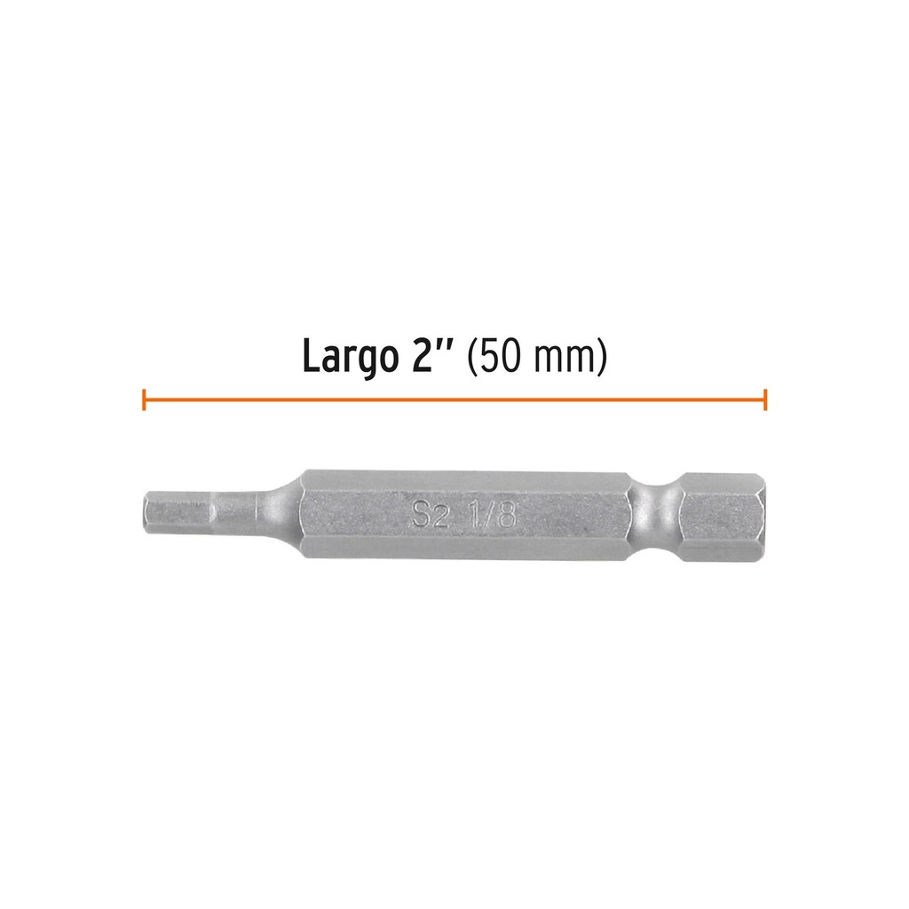 Estuche con 5 puntas hexagonales de 1/8mm largo 2', Expert