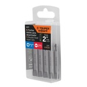 Estuche con 5 puntas dobles PH1 y 1/4' largo 2', Expert