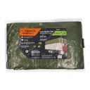 Lona uso rudo, verde olivo, 6 X 12 m, Truper Expert