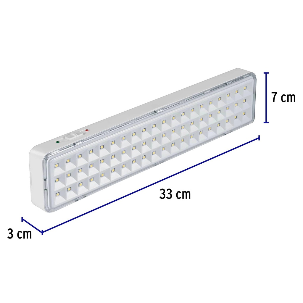 Lámpara de emergencia de 300 lm recargable, Volteck