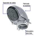 Mufa con abrazadera para tubo 1-1/4', Volteck