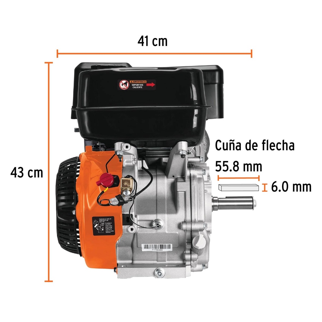 Motor a gasolina 13 HP, Truper