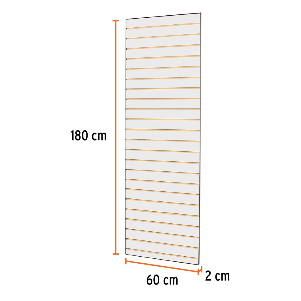 Panel ranurado 60 x 180 cm, Truper