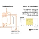 Bomba hidroneumática 1-1/2 HP, 150 litros, Truper