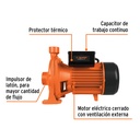 Bomba centrífuga para agua modelo europeo, 2 HP, Expert