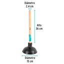 Bomba destapacaños de 15 cm, Klintek