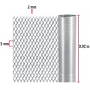 Rollo de 11 m x 0.92 m malla mosquitera de acero galvanizado