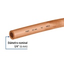 Rollo de 15 m de tubo flexible de cobre de 1/4', Foset