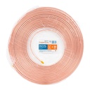 Rollo de 15 m de tubo flexible de cobre de 1/4', Foset