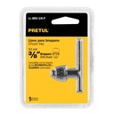 Llave para broquero de 3/8', Pretul