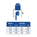 Regadera de teléfono 3-1/4' con soporte, Foset Aero