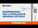 Regadera eléctrica de 4 temperaturas, 5-3/8', Gris, Foset