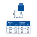 Regadera cuadrada metálica 2' sin brazo, Foset Aqua