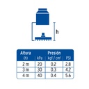 Regadera cromo 4' plato redondo, sin brazo, Foset Element