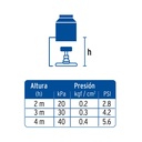 Regadera cromo de teléfono 4' con soporte, Foset Element