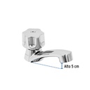 Llave plástica individual para lavabo, Foset Basic