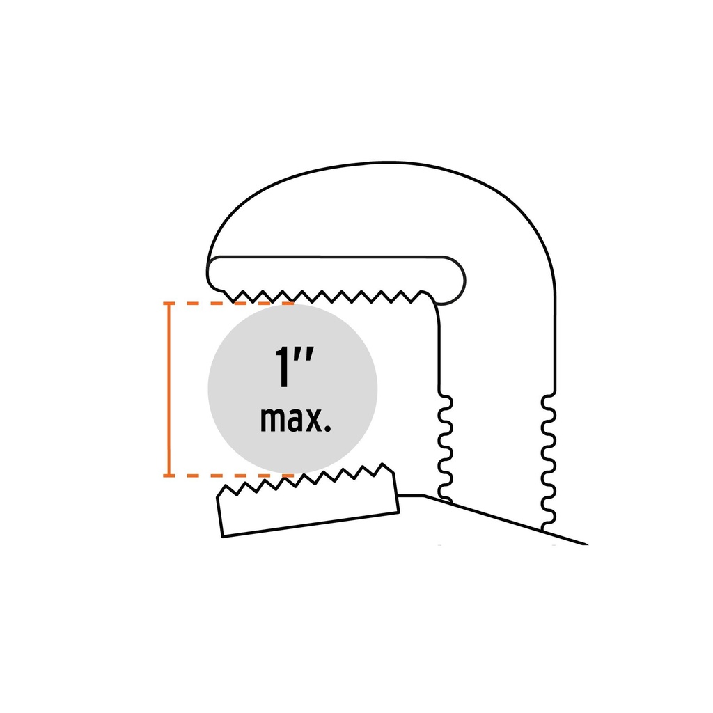 Llave stilson 10' cuerpo de aluminio, Truper