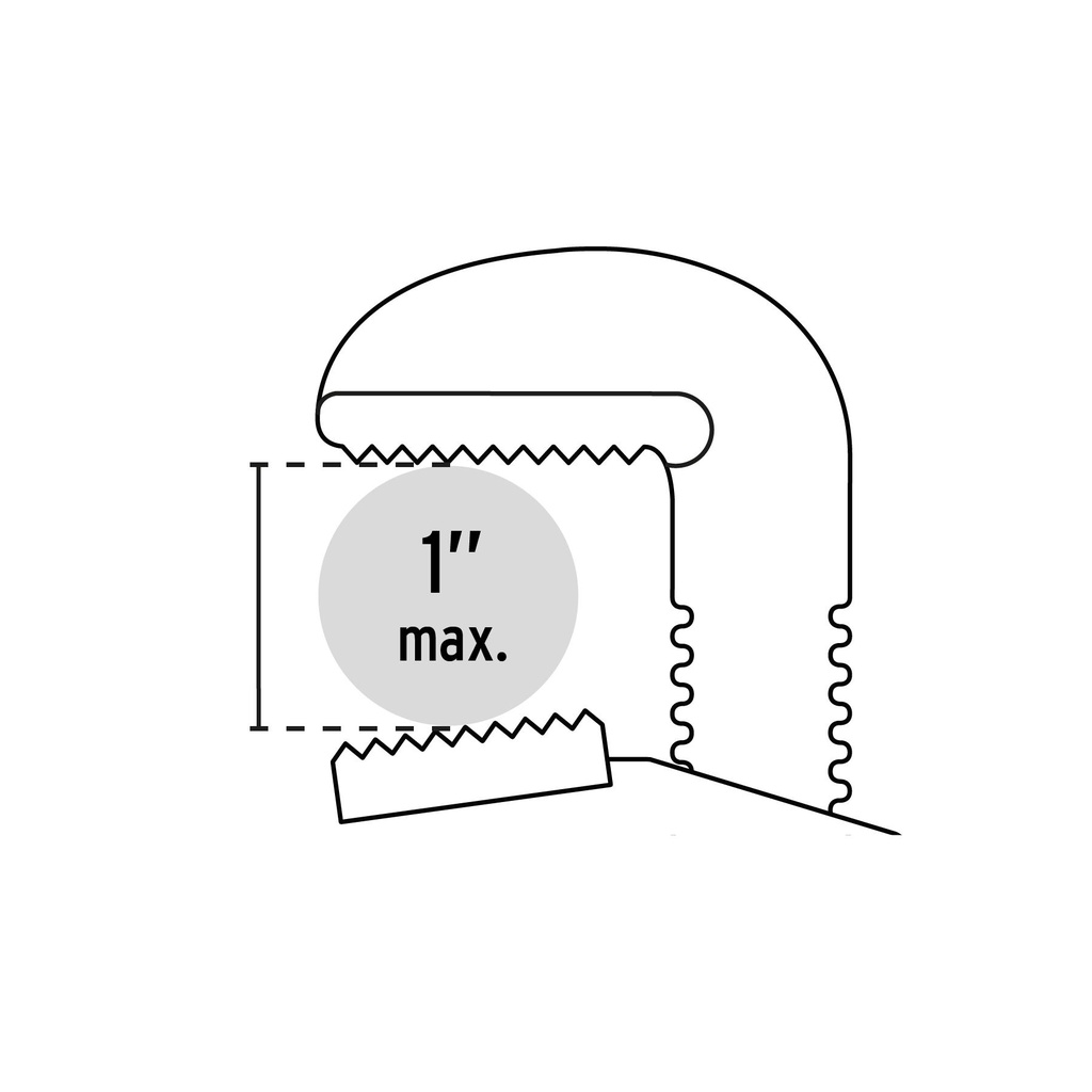 Llave stilson 10' cuerpo de hierro maleable, Pretul