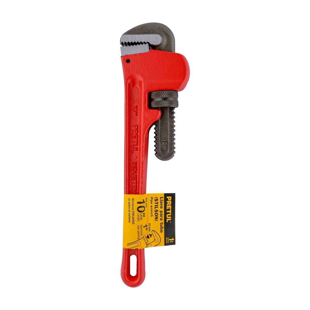 Llave stilson 10' cuerpo de hierro maleable, Pretul