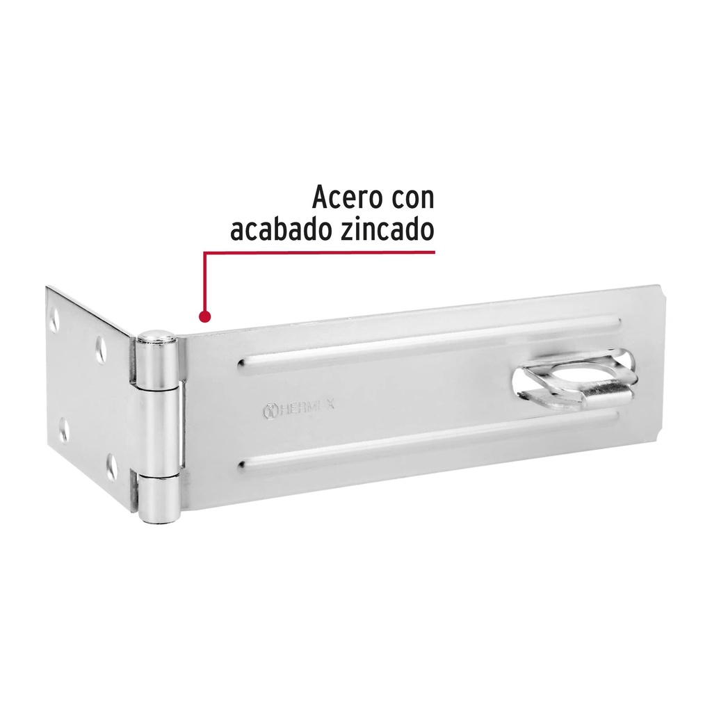 Portacandado de acero zincado 6', Hermex