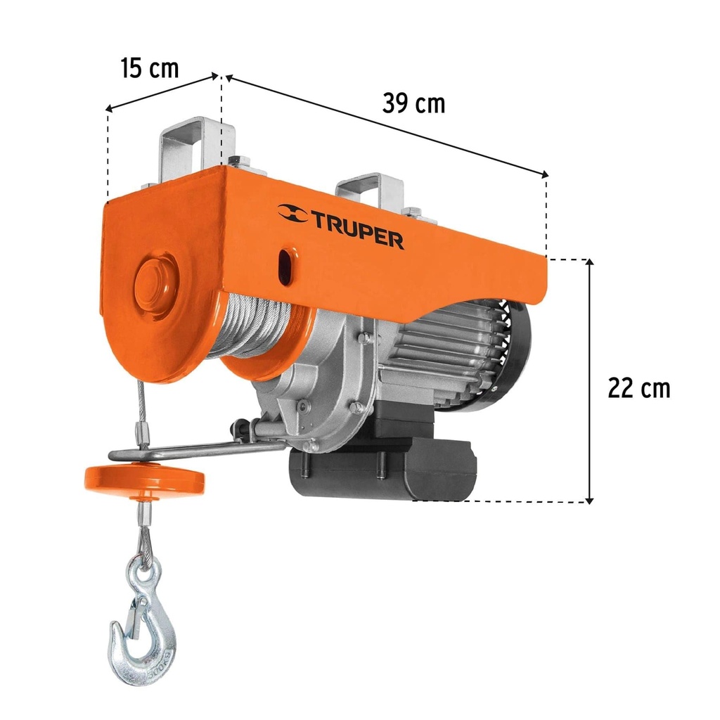 Polipasto eléctrico de 600 kg, Truper