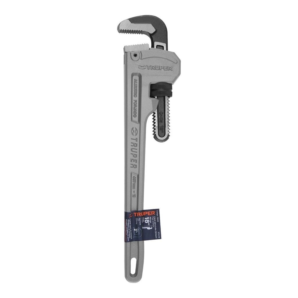 Llave stilson 18' cuerpo de aluminio, Truper