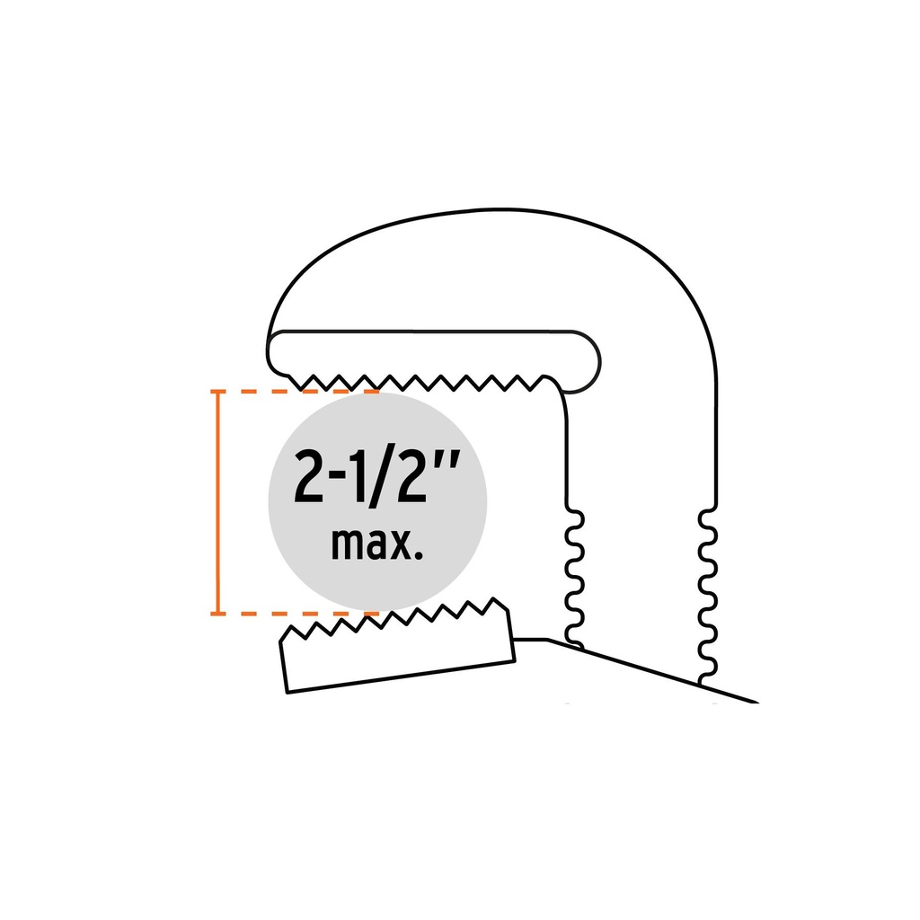 Llave stilson 24' cuerpo de aluminio, Truper