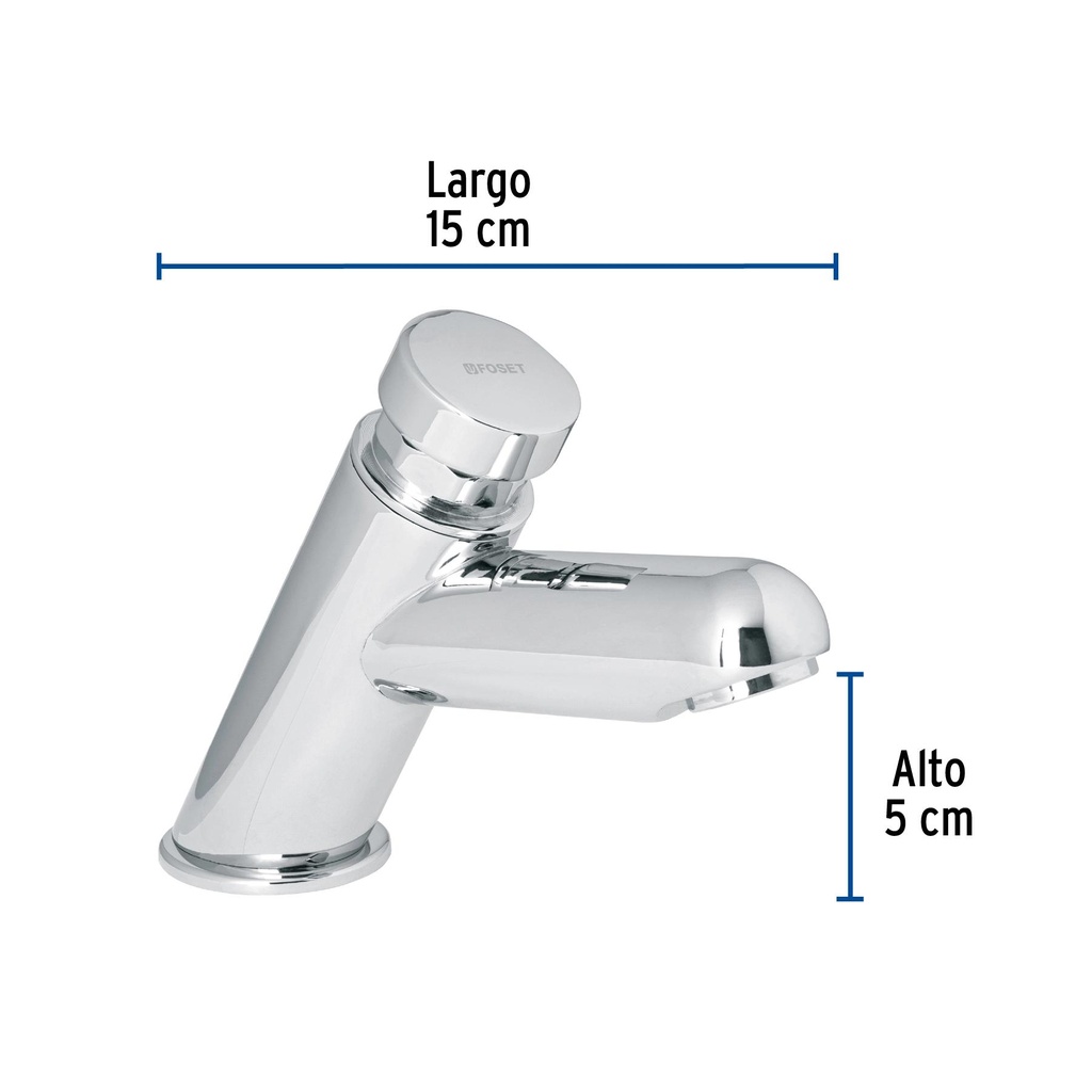 Llave temporizadora para lavabo, Foset