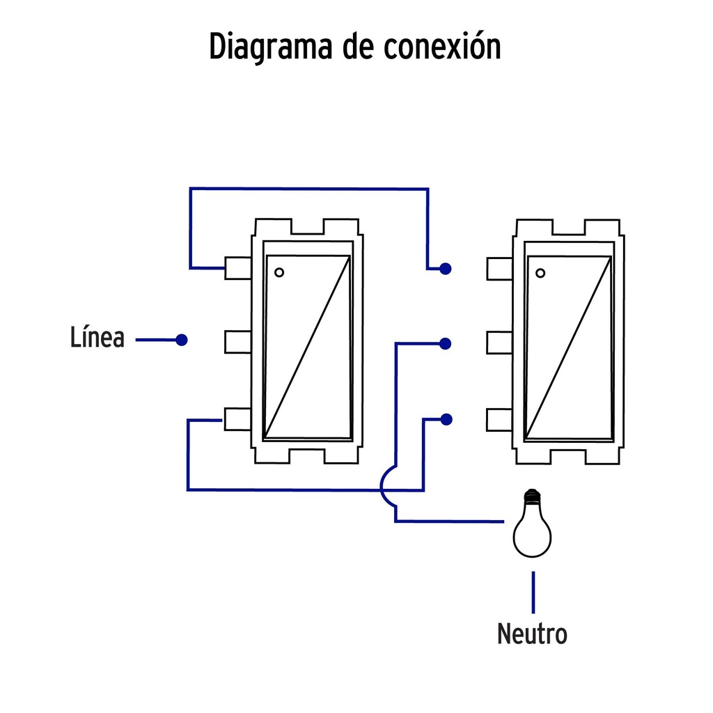 Placa armada 1 interruptor escalera plata, línea Italiana