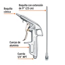 Pistola para sopletear con 2 boquillas, Truper