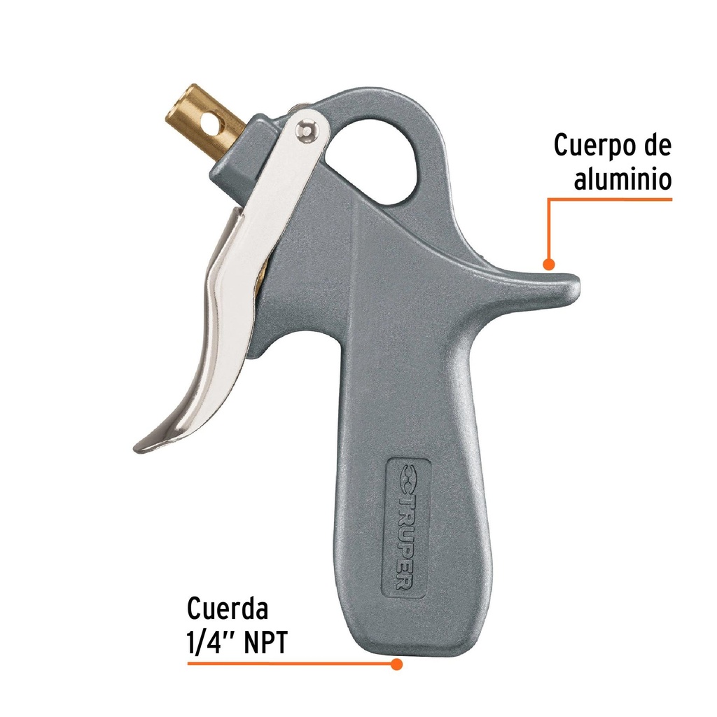 Pistola para sopletear con 5 boquillas, Truper