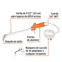 Pistola para limpieza de máquinas, cuerda 1/4 NPT, Truper