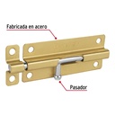 Pasador de barril de acero latón 5', Hermex