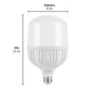 Lámpara LED alta potencia 40 W (equiv. 350 W), luz de día