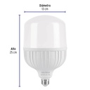 Lámpara LED alta potencia 50 W (equiv.450 W), luz de día