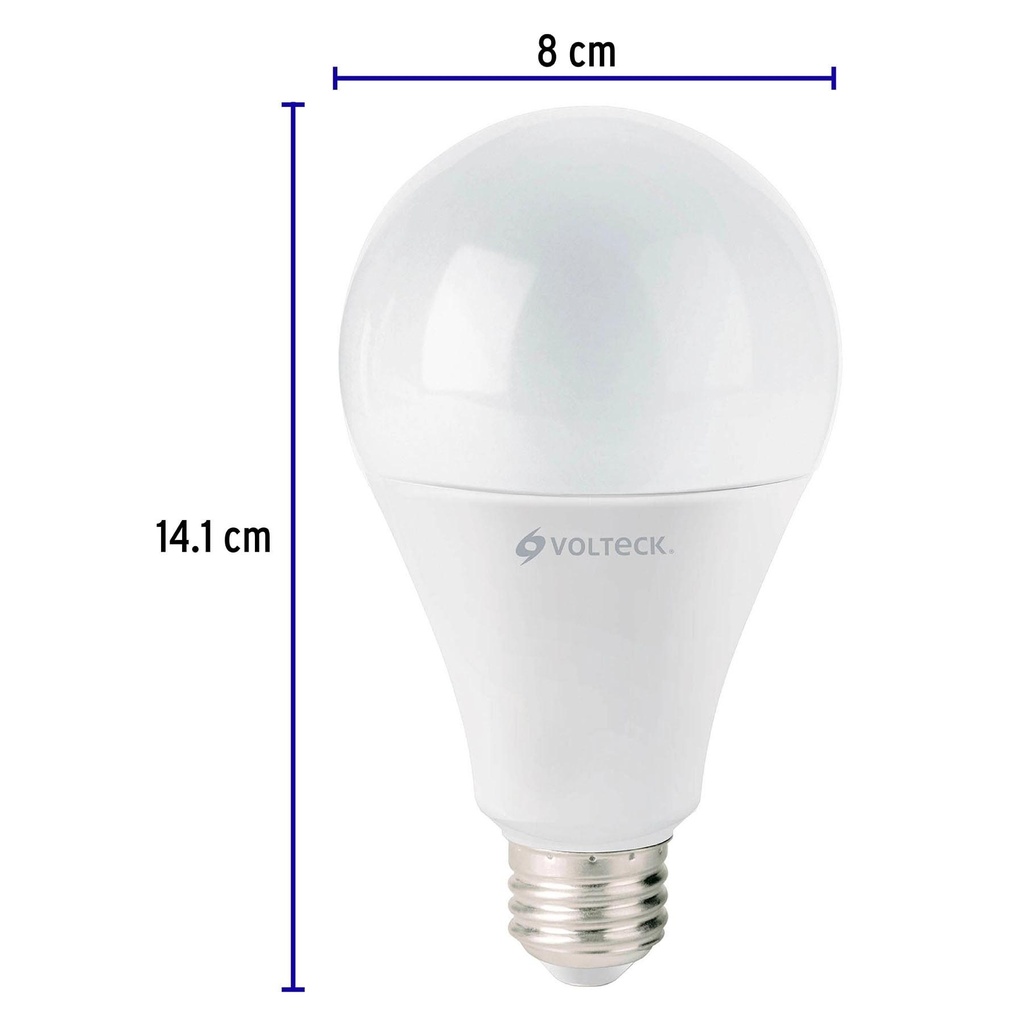 Lámpara LED A25 18 W (equiv. 125 W), luz cálida, caja