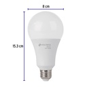 Lámpara LED A25 18 W (equiv. 125 W), luz cálida, caja, Basic