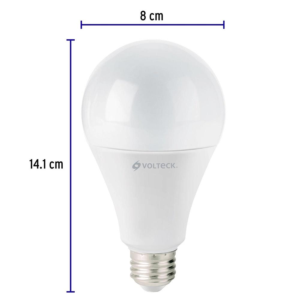 Lámpara LED A25 18 W (equiv. 125 W), luz de día, caja