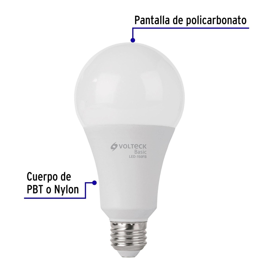 Lámpara LED A25 18 W (equiv. 125 W), luz de día, caja, Basic